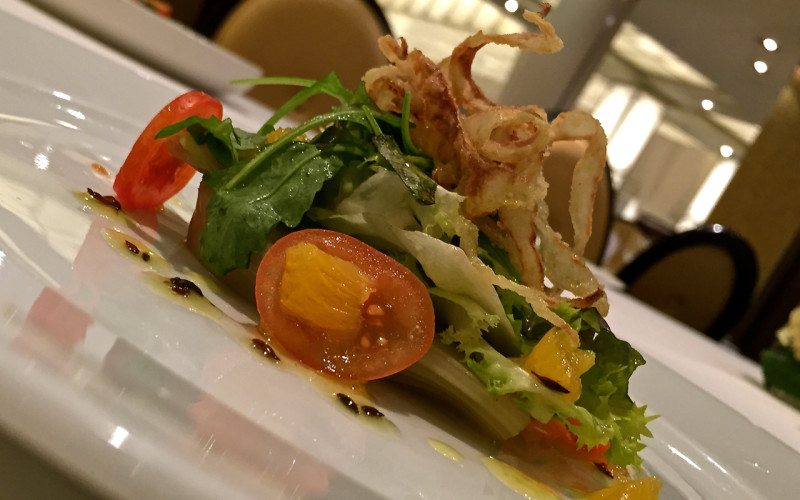 Mescaline Salad With Tangerine Dressing
