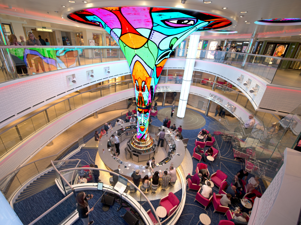 Carnival Horizon Cruise Ship Shopping Mall Detailed - Chris Cruises