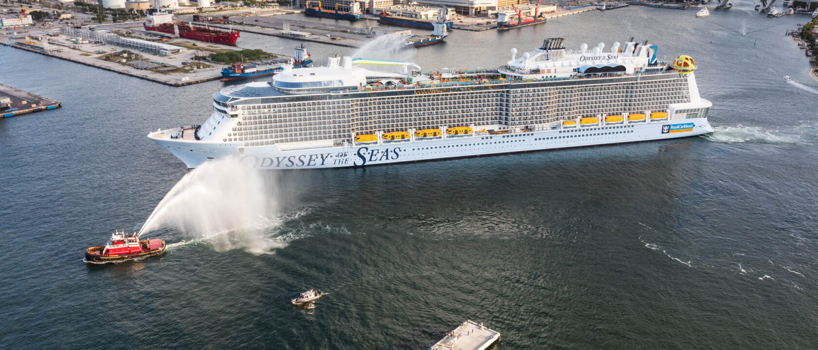 Odyssey of the Seas arrives at Port Everglades - Chris Cruises